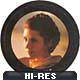 Princess Leia ESB Sticker